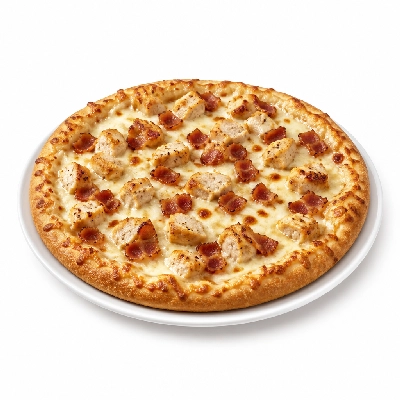 Mazzio's Pizza Chicken Bacon Alfredo Pizza 14 Inch Original