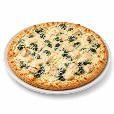 Mazzio's Pizza Chicken Spinach Alfredo Pizza 10 Inch Gluten Free
