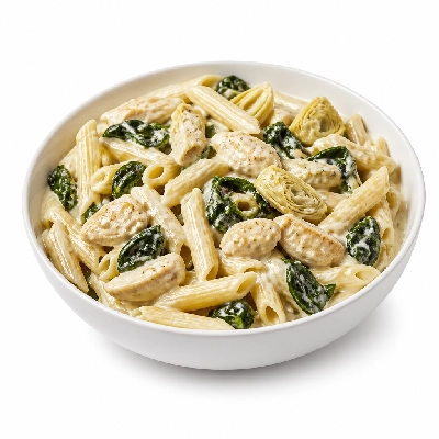 Mazzio's Pizza Chicken Spinach Artichoke Pasta Local Favorite