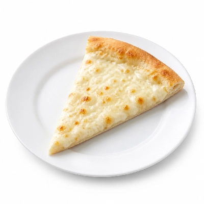 Mazzio's Pizza Create Your Own Pizza Sauce Alfredo 12 Inch Slice