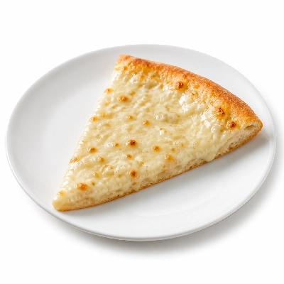 Mazzio's Pizza Create Your Own Pizza Sauce Alfredo 14 Inch Slice