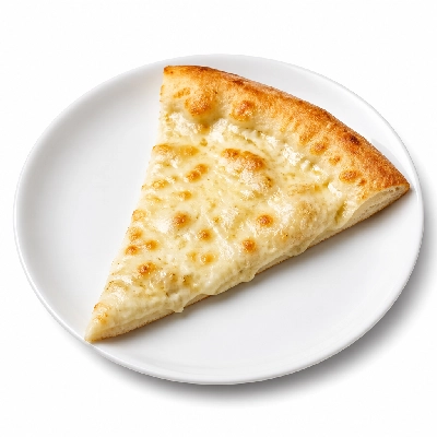 Mazzio's Pizza Create Your Own Pizza Sauce Alfredo 9 Inch Slice
