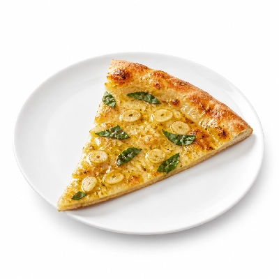 Mazzio's Pizza Create Your Own Pizza Sauce Garlic Basil Olive Oil 14 Inch Slice