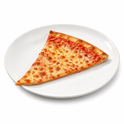 Mazzio's Pizza Create Your Own Thin Pizza Crust 14 Inch Slice