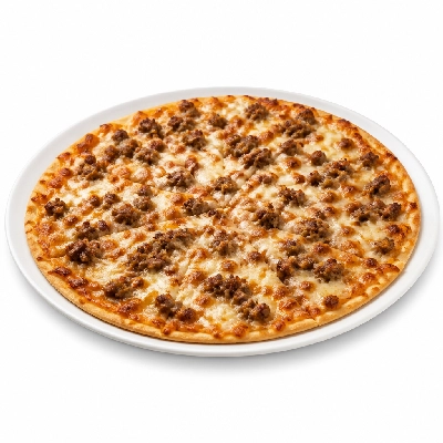 Mazzio's Pizza Four Meat Pizza 14 Inch Thin