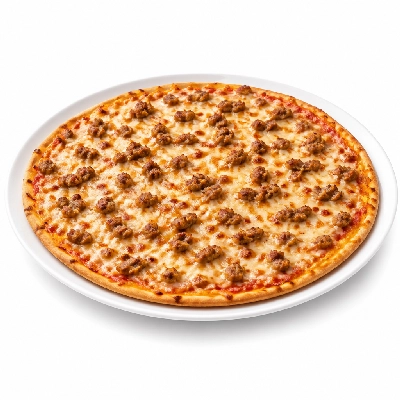 Mazzio's Pizza Four Meat Pizza 9 Inch Thin