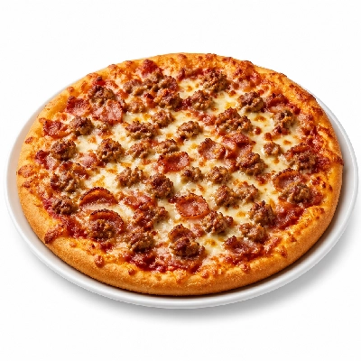 Mazzio's Pizza Ken's Six Meat Pizza 14 Inch Original