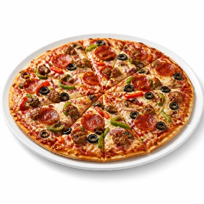 Mazzio's Pizza Ken's Supreme 12 Inch Thin