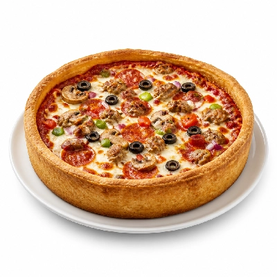 Mazzio's Pizza Ken's Supreme 14 Inch Deep Dish