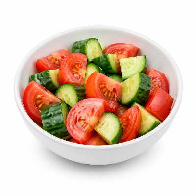 Mazzio's Pizza Salad Bar Cucumber Tomato