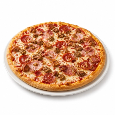 Mazzio's Pizza Six Meat Pizza 10 Inch Gluten Free