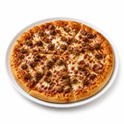 Mazzio's Pizza Six Meat Pizza 9 Inch Original