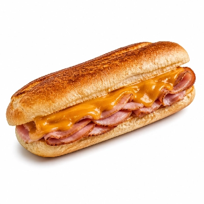 Mazzio's Pizza Toasted Hoagie Ham and Cheddar with Chips