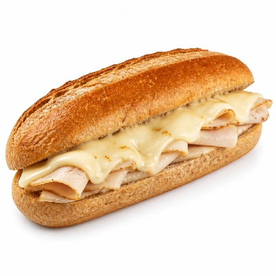 Mazzio's Pizza Toasted Hoagie Turkey and Provolone on Wheatberry Bread with Chips