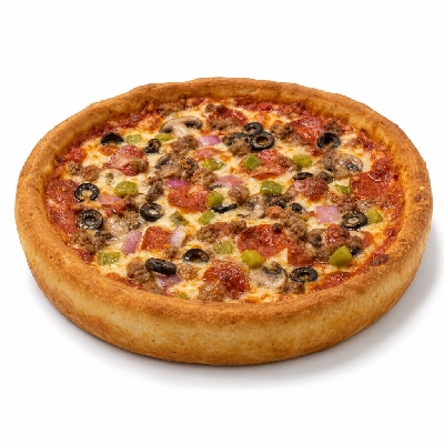 Mazzio's Pizza Works Pizza 14 Inch Deep Dish