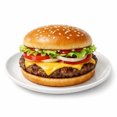 Mcdonald's big 'n tasty with cheese (without mayonnaise)