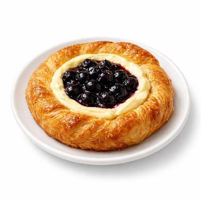 McDonald's Blueberry Cream Cheese Danish