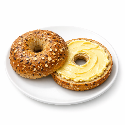 McDonald's Breakfast Multigrain Bagel with Butter