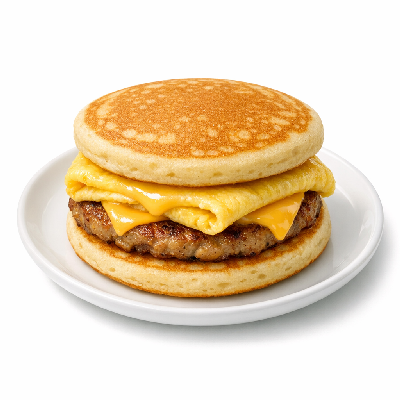 McDonald's Breakfast Sausage Egg & Cheese McGriddles