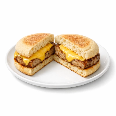 McDonald's Breakfast Sausage McMuffin with Cheese and No Egg