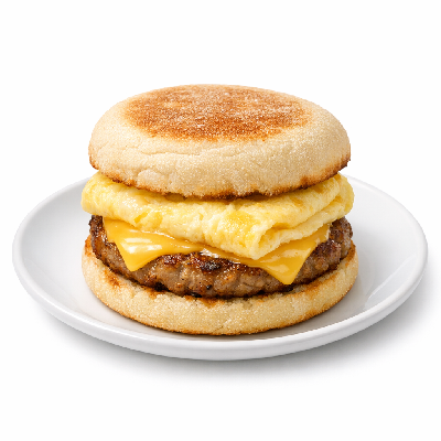 McDonald's Breakfast Sausage McMuffin with Egg