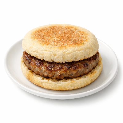 McDonald's Breakfast Sausage McMuffin without Egg and Cheese