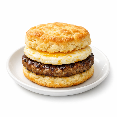 McDonald's Breakfast Steak & Egg Biscuit (Regular Biscuit)