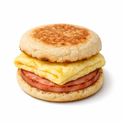 McDonald's Canadian Bacon and Egg McMuffin No Cheese