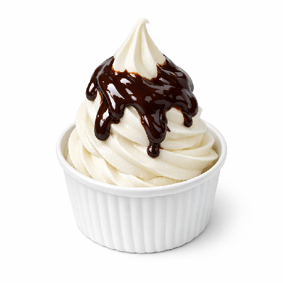 McDonald's Desserts Regular Soft Serve: Hot Fudge