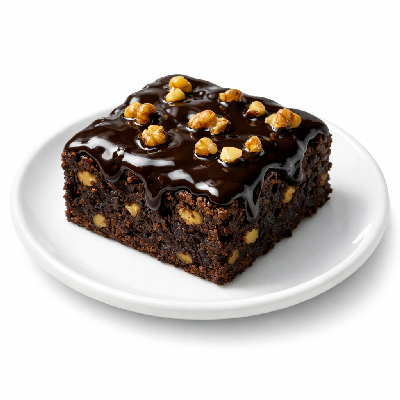 McDonald's Desserts Walnut Brownie with Hot Fudge: R