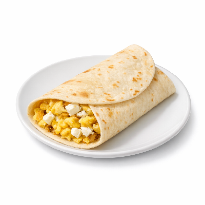 McDonald's Feta and Egg Wrap