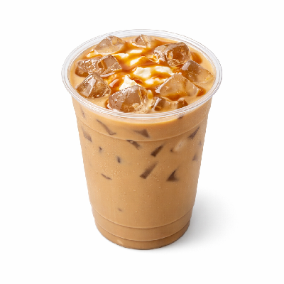 McDonald's McCafé Iced Nonfat Caramel Mocha (Medium)