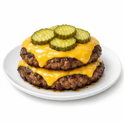 McDonald's McDouble without the Bun