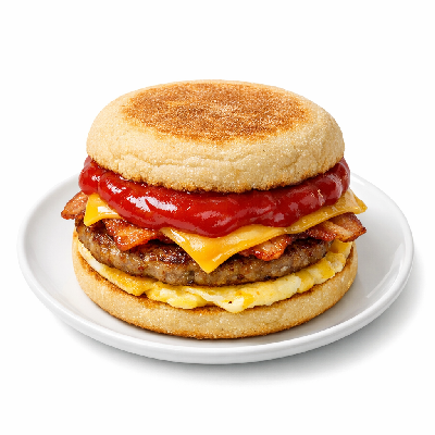 McDonald's Mighty McMuffin Tomato Ketchup