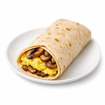 McDonald's Mushroom Omelet Wrap