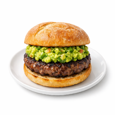 McDonald's Pico Guacamole with 100% Pure Beef 0.25 Lb. Patty (Artisan Roll)