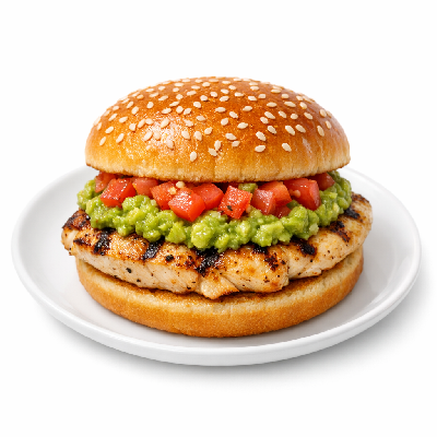 McDonald's Pico Guacamole with Artisan Grilled Chicken (Sesame Seed Bun)