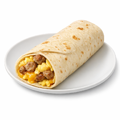 McDonald's Sausage Egg and Cheese Burrito