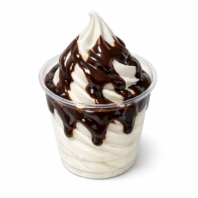 McDonald's Sundae Chocolate Nanaimo
