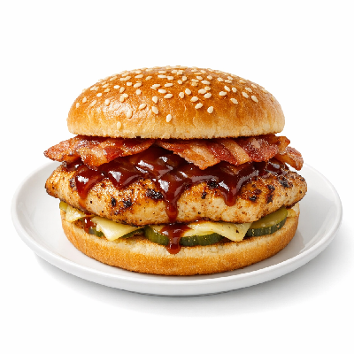 McDonald's Sweet BBQ Bacon with Artisan Grilled Chicken (Sesame Seed Bun)