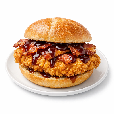 McDonald's Sweet BBQ Bacon with Buttermilk Crispy Chicken (Artisan Roll)