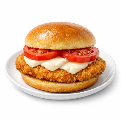 McDonald's Tomato & Mozzarella with Crispy Chicken Sandwich