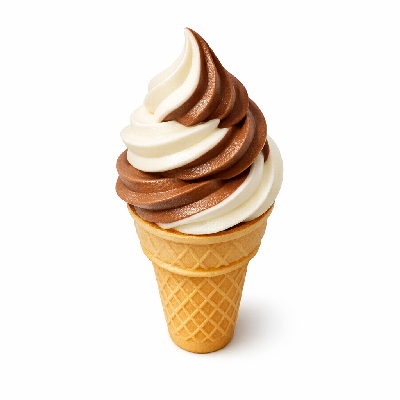 McDonald's Twist Ice Cream Cone