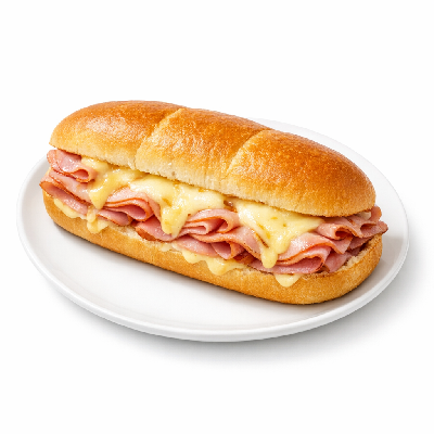 Mellow Mushroom Hoagies Ham and Cheese Hoagie Whole