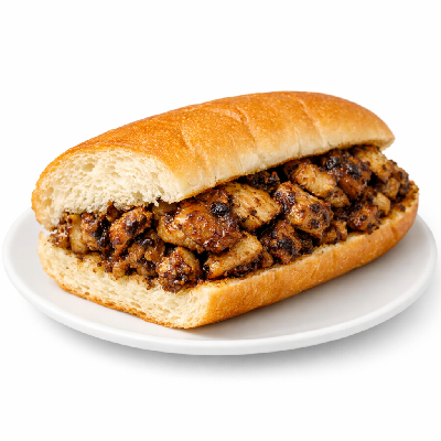 Mellow Mushroom Hoagies Jerk Chicken Hoagie Half