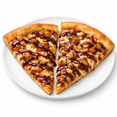 Mellow Mushroom Pizza Slices Funky Q. Chicken Large