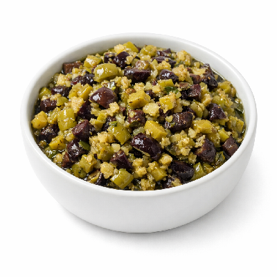 Mellow Mushroom Sauces Olive Salad Med Slice