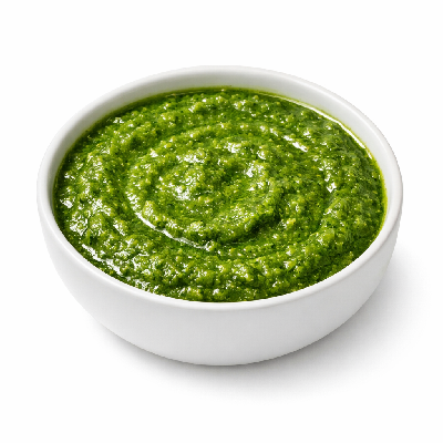 Mellow Mushroom Sauces Pesto Swirl Med Slice