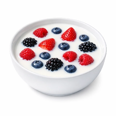 Milk with Berries
