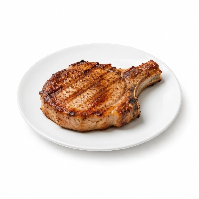 Miller & Carter Chargrilled 14 Day Himalayan Salt Aged Pork Cutlet Main Menu